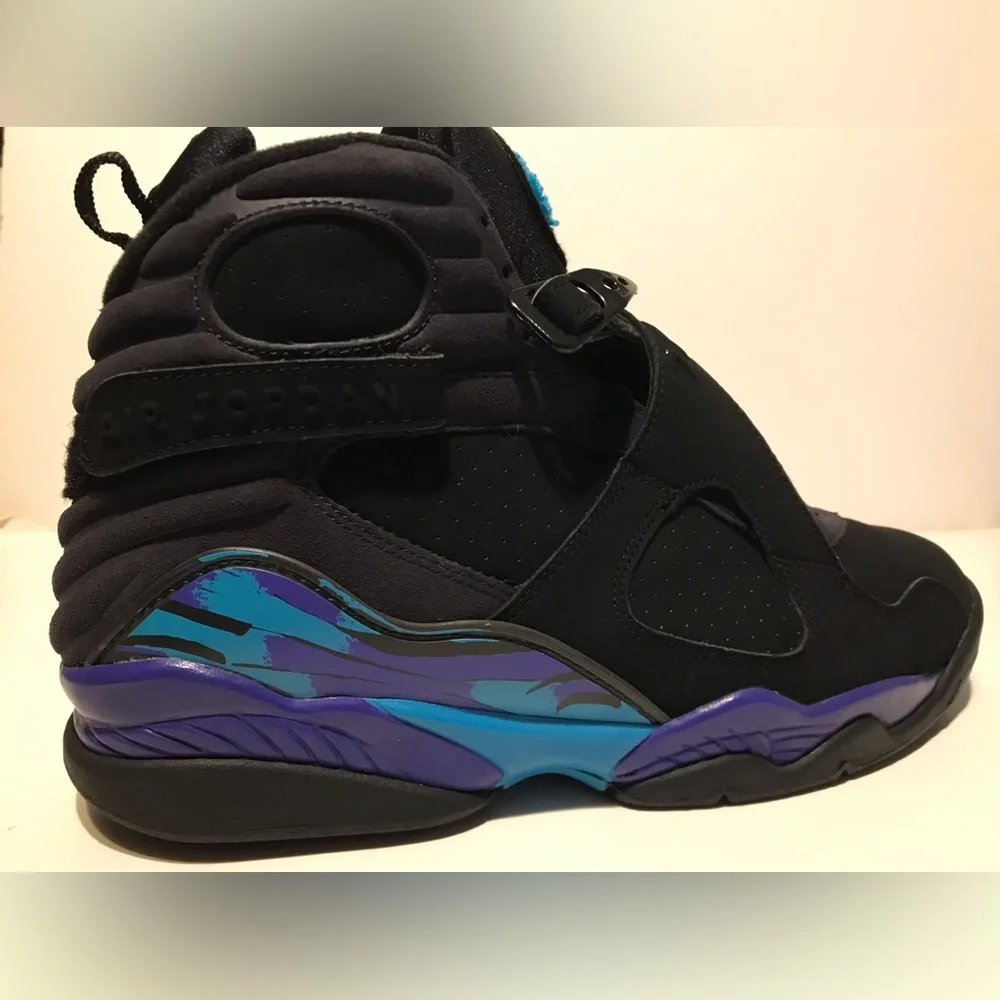 Vintage 2007 NIKE AIR JORDAN 8 VIII AQUA Sz 10 RECIEPT Supreme Sb I IV V VI XI X